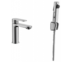 Смеситель для раковины BELZ с гигиенической лейкой хром B12713 хром 