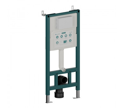 Инсталляция для подвесного унитаза Knotlor ISWC501FG, бирюзовый