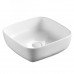 Раковина накладная 40х40 см Azario AZ-41016 фаянс, цвет Белый 