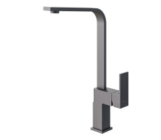 Смеситель для кухни Knotlor KN-21/GM, вороненая сталь