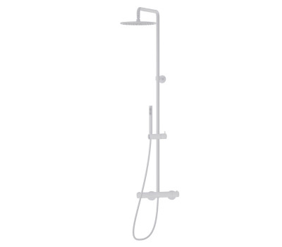 Душевая система Newform Colonne doccia 61165.01.014 Белый матовый 