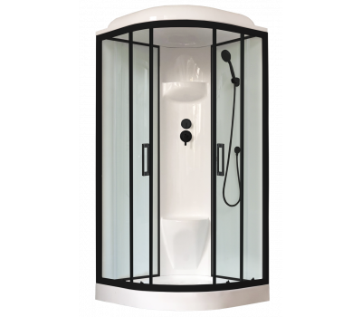 Душевая кабина Royal Bath  RB 90HK6-WT-BL (белое/прозрачное) 