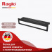 Полка RAGLO для ванной комнаты с держателем полотенец 400*103*82мм R340.04.06 черный 