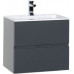 Тумба с раковиной Aquanet Алвита 60 серый антрацит 00213094 Тумба с раковиной Aquanet Алвита 60 серый антрацит 00213094