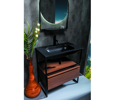 Ящик под консоль LOFT 80 dark wood, 1 полка 894-080-D 