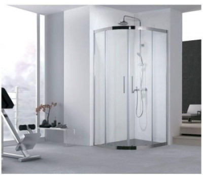 Душевой уголок Aquanet Delta NPE2142 90x90, R550, прозрачное стекло 