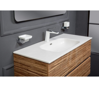 Тумба без раковины Armadi Art Vallessi 100 ZEBRANO 2 полки 837-100-Z 