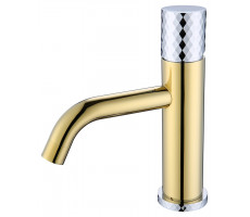 Смеситель STICK для умыв. низ. GOLD DIAMOND CHROME Boheme 121-GCR 