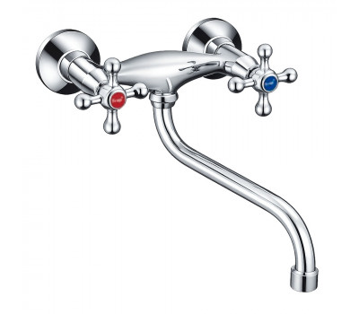 Смеситель для кухни настенный FRAP F4608, хром 