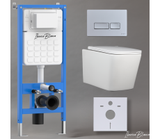 Комплект 3в1 IBERICA BLANCA инсталляция SILENCIO, унитаз TOLEDO ALTO белый, кнопка смыва ESTI-R хром матовый (IB001.TLA.234.214) Комплект 3в1 IBERICA BLANCA инсталляция SILENCIO, унитаз TOLEDO ALTO белый, кнопка смыва ESTI-R хром матовый (IB001.TLA.234.214)