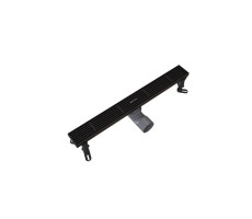 Душевой трап линейный Knotlor SDRW0500LBL матовый черный  