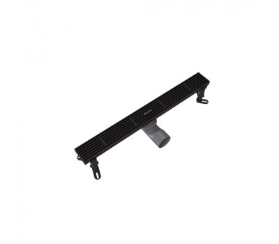 Душевой трап линейный Knotlor SDRW0500LBL матовый черный  