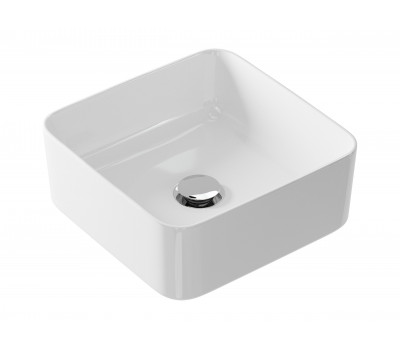 Раковина Cersanit на столешницу CREA 35 SQUARE 0 отв. 64753 белый 
