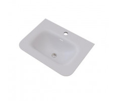 Раковина встраиваемая Knotlor ЦВЕТЕНИЕ FWB310600WY матовый белый 60 см  