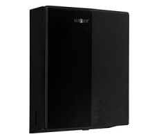 Диспенсер для бумажных полотенец industrial evo из нержавеющей стали черный  NOFER 04046.N 