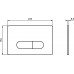 Кнопка смыва Ideal Standard Prosys Oleas R0116AA Хром 