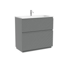 Тумба напольная SANCOS Folk Floor 890х445х850, c двумя ящиками оснащенными доводчиками, Ergraut soft, арт.FL90FES 