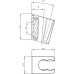 Держатель для лейки IDDIS 080 080CP00i53 