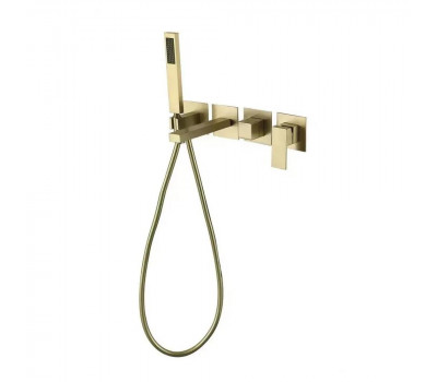 Смеситель для ванны встраиваемый Grocenberg GB5060MG, матовое золото Смеситель для ванны встраиваемый Grocenberg GB5060MG, матовое золото