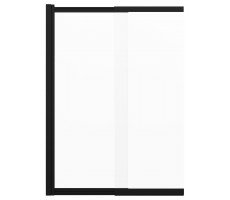 Шторка для ванны раздвижная Azario Merrit 80х140 AZ-NF6122 800 BLACK цвет профиля черный