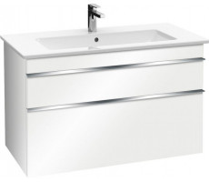 Тумба под раковину Villeroy & Boch Venticello A926 01 DH белый глянец, ручки хром Тумба под раковину Villeroy & Boch Venticello A926 01 DH белый глянец, ручки хром