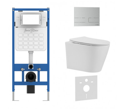 Комплект 3в1 IBERICA BLANCA инсталляция SILENCIO, унитаз BURGOS ALTO белый, кнопка смыва INOX-S хром матовый (IB001.BRA.234.1601) Комплект 3в1 IBERICA BLANCA инсталляция SILENCIO, унитаз BURGOS ALTO белый, кнопка смыва INOX-S хром матовый (IB001.BRA.234.1601)