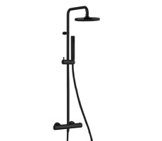 Душевая система Fantini Nostromo 86 13 8129 Черный матовый Душевая система Fantini Nostromo 86 13 8129 Черный матовый