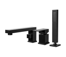 Смеситель на борт ванны Groсenberg GB6008BL, черный 