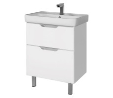 Тумба под раковину подвесная/напольная Dreja Q Plus 55 см, белый Тумба под раковину подвесная/напольная Dreja Q Plus 55 см, белый
