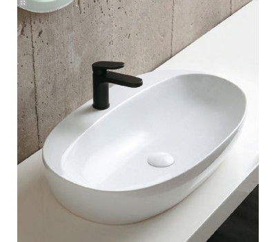 Раковина 60х40 накладная AZZURRA ELEGANCE ELLA060420CMBI Белая Раковина 60х40 накладная AZZURRA ELEGANCE ELLA060420CMBI Белая