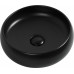 Раковина накладная Aquanet Round-1-MB 36 черный матовый 