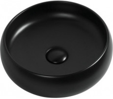 Раковина накладная Aquanet Round-1-MB 36 черный матовый Раковина накладная Aquanet Round-1-MB 36 черный матовый