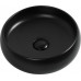 Раковина накладная Aquanet Round-1-MB 36 черный матовый 
