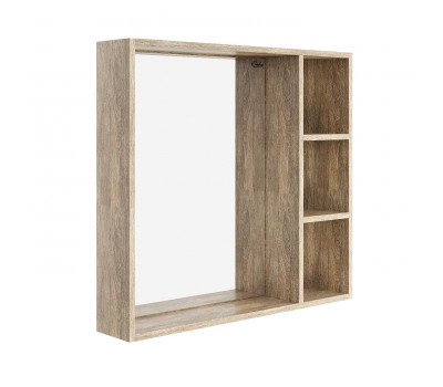 Шкаф-зеркало Onika Тимбер 80 дуб сонома, универсальный 208091 Шкаф-зеркало Onika Тимбер 80 дуб сонома, универсальный 208091
