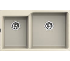 Мойка Rivelato AXEL 90D  2-чаши 870*520мм X-90D beige scuro  Мойка Rivelato AXEL 90D  2-чаши 870*520мм X-90D beige scuro