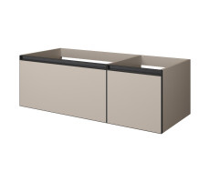 Тумба Armadi Art QUATRO 2 120см внутриняя подсветка DAPHNE профиль ANTHRACITE 790-M2-120-D-A-LED 