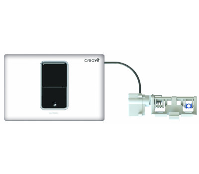 Кнопка для механической инсталляции сенсорная белая с механической кнопкой CREAVIT FP8003.00 белый Кнопка для механической инсталляции сенсорная белая с механической кнопкой CREAVIT FP8003.00 белый