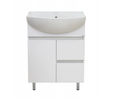 Тумба под раковину Misty Амур 60 с 2 ящиками Э-Аму01060-0111Я Тумба под раковину Misty Амур 60 с 2 ящиками Э-Аму01060-0111Я