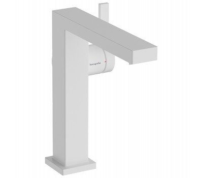Смеситель для раковины Hansgrohe Tecturis E 73040700 белый матовый 