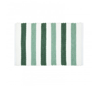 Коврик для ванной 1-ый Fixsen AMBER, mix зеленый+св.зеленый+белый, 50х80см FX-8040Y 