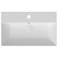 Раковина ISVEA SistemaZ Frame накладная ШГВ 700*418*150 отверстия для смесителя 1 цвет белый 10SF50070