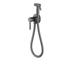 Смеситель Splenka встраиваемый с гигиеническим душем S221.52.09 графит Смеситель Splenka встраиваемый с гигиеническим душем S221.52.09 графит