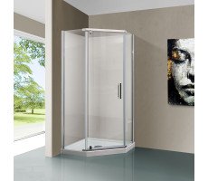 Душевой уголок 90х90 см Vincea  Stresa VSP-1S900CL хром, стекло прозрачное  