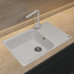 Кухонная мойка из искусственного камня Uperwood UPD-400, прямоугольная, цвет туман 391020216 