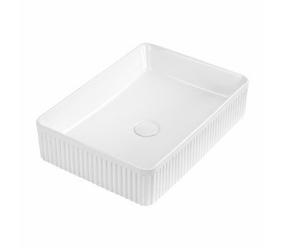 Раковина накладная ABBER Rechteck AC2216 белая 