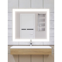 Зеркало для ванной с подсветкой Uperwood Barsa 90х80 см, сенсор/антизапотевание 2930205445 