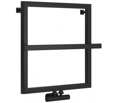 Полотенцесушитель Сунержа Штиль EU50+ шгв 600*128*600 нижнее по центру цвет-черный матовый 31-0256-5353 