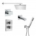 Комплект на 3 потребителя с термостатом Grazia PAINI, для ванны/душа, хром 21CRSET36911THSHBATH 