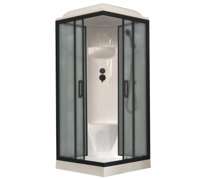 Душевая кабина Royal Bath  RB 80HP6-GC-BL (серое/матовое) 