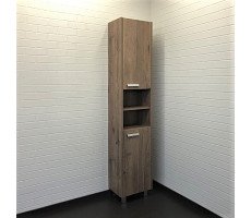 Шкаф-колонна Comforty Марио-40 дуб темный Шкаф-колонна Comforty Марио-40 дуб темный